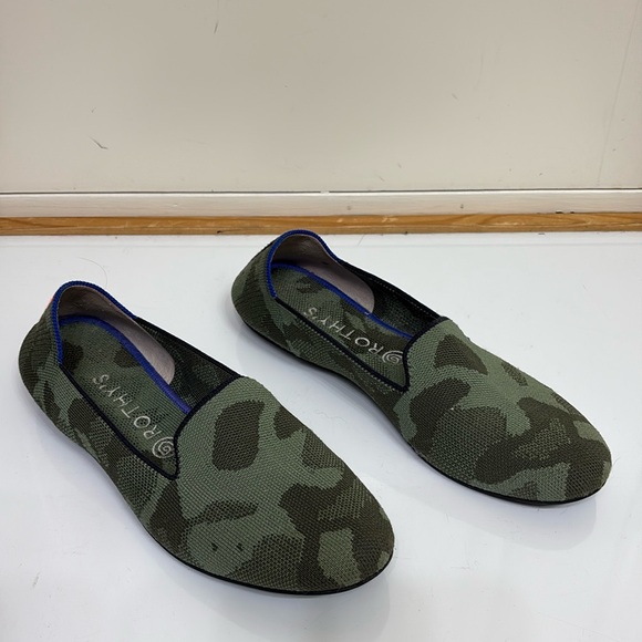Rothy’s Olive Camo Loafer - Picture 1 of 9